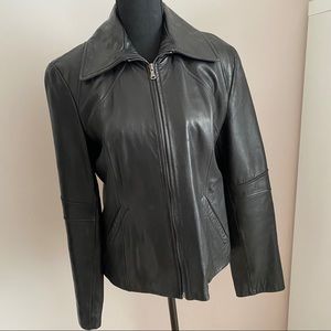 Women’s Black Leather Jacket